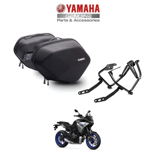 Genuine Yamaha Tracer 700/7 & GT 2016 Onwards Soft ABS Side Case Pannier Luggage Kit 1 Genuine Yamaha Tracer 700/7 & GT 2016 Onwards Soft ABS Side Case Pannier Luggage Kit