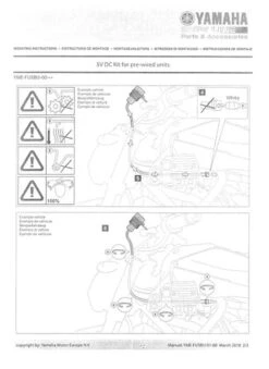 Genuine Yamaha Twin USB DC Outlet - Universal -Outlet MotoGear Pro Store YMEFUSBU0000 2 62522.1674902981