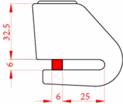 KOVIX KN1 6mm Motorcycle Disc Lock 7 KOVIX KN1 6mm Motorcycle Disc Lock -Outlet MotoGear Pro Store bcd39d3303 19555.1657357517