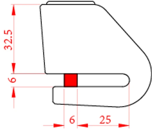 KOVIX KN1 6mm Motorcycle Disc Lock 4 KOVIX KN1 6mm Motorcycle Disc Lock - Image 4
