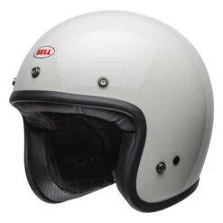 Bell Custom 500 Open-Face Motorcycle Helmet - Vintage White