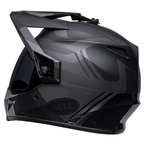 Bell MX-9 Adventure MIPS Motorcycle Helmet - Marauder Matte/Gloss Blackout 3 Bell MX-9 Adventure MIPS Motorcycle Helmet - Marauder Matte/Gloss Blackout - Image 3