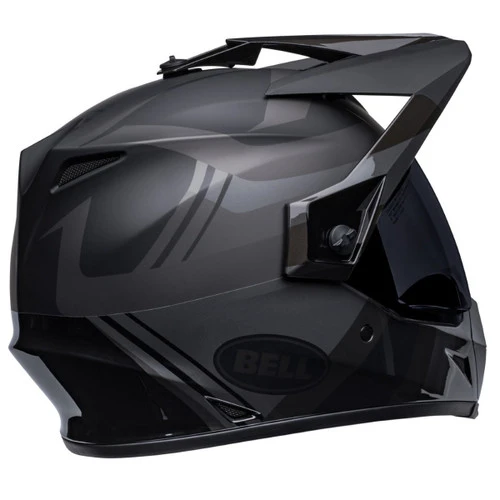 Bell MX-9 Adventure MIPS Motorcycle Helmet - Marauder Matte/Gloss Blackout 5 Bell MX-9 Adventure MIPS Motorcycle Helmet - Marauder Matte/Gloss Blackout - Image 5