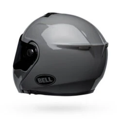 Bell SRT Modular Motorcycle Helmet - Nardo Grey -Outlet MotoGear Pro Store bell srt modular full face street motorcycle helmet gloss nardo gray back left 05471.1676655485