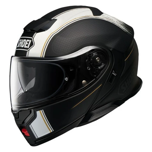 Shoei Neotec 3 Satori TC-5 Motorcycle Helmet - Black & White 1 Shoei Neotec 3 Satori TC-5 Motorcycle Helmet - Black & White