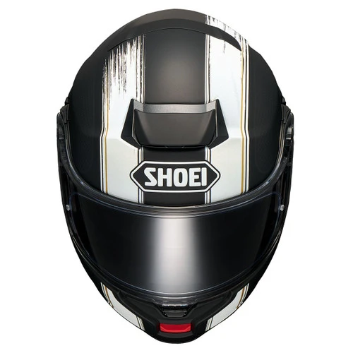 Shoei Neotec 3 Satori TC-5 Motorcycle Helmet - Black & White 3 Shoei Neotec 3 Satori TC-5 Motorcycle Helmet - Black & White - Image 3