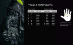 RICHA Peak Waterproof Motorcycle Gloves -Black/Flo Yellow -Outlet MotoGear Pro Store size chart 77150.1505925112